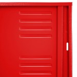 Locker metálico dual grande - 2 puertas rojo